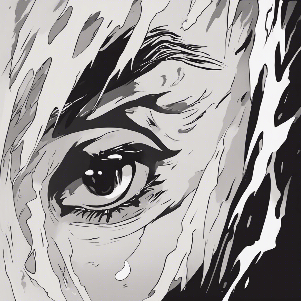 Primer plano de un ojo desde el que se desliza una ruidosa lágrima